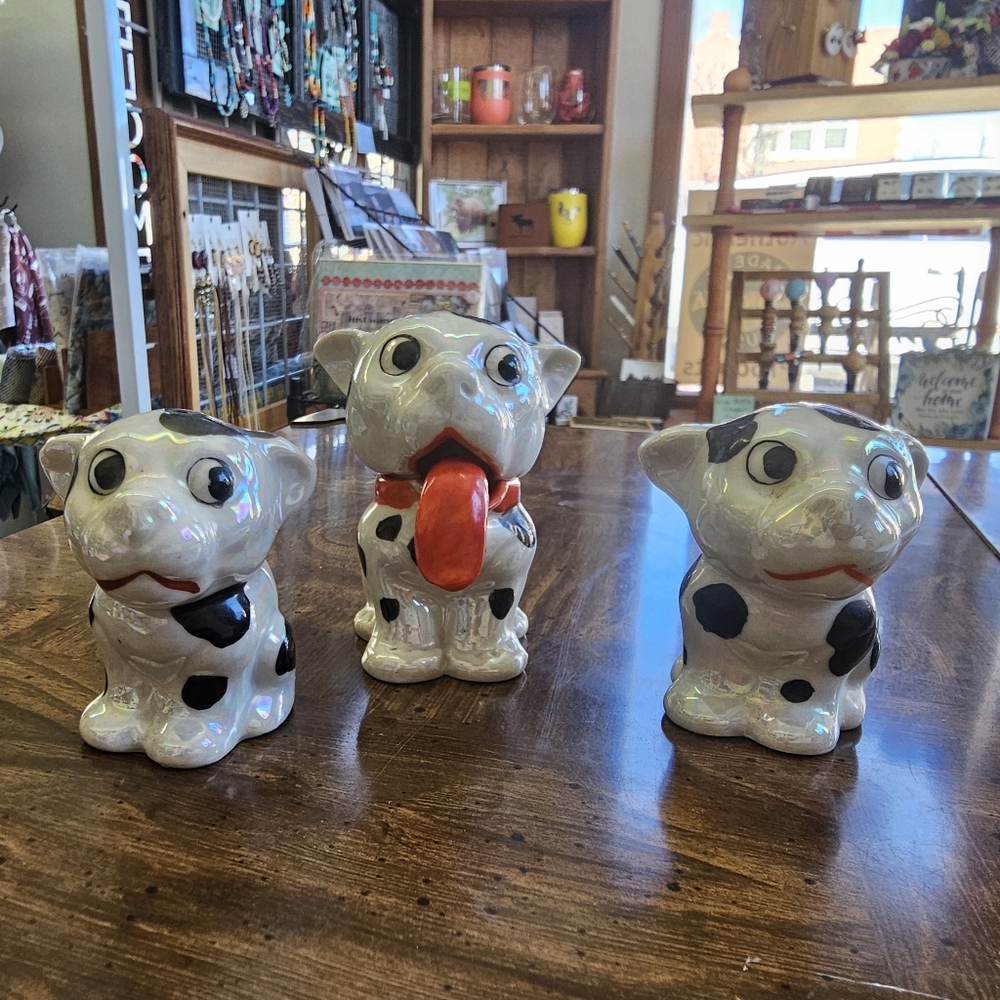Bonzo Dog Salt, Pepper, & Mustard Set